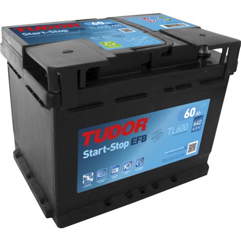 TUDOR TL600 Batería 60Ah Start Stop .